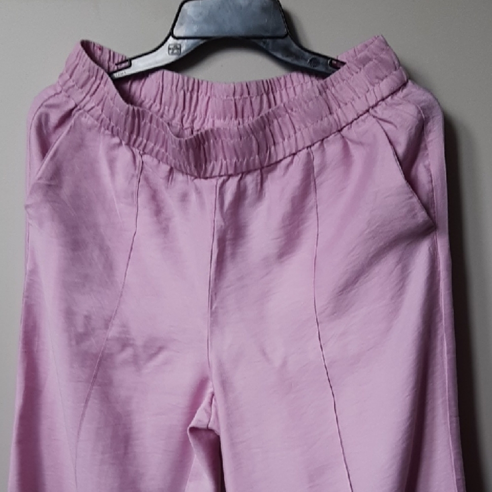 H&M Soft Lilac Elastic Waist Pants